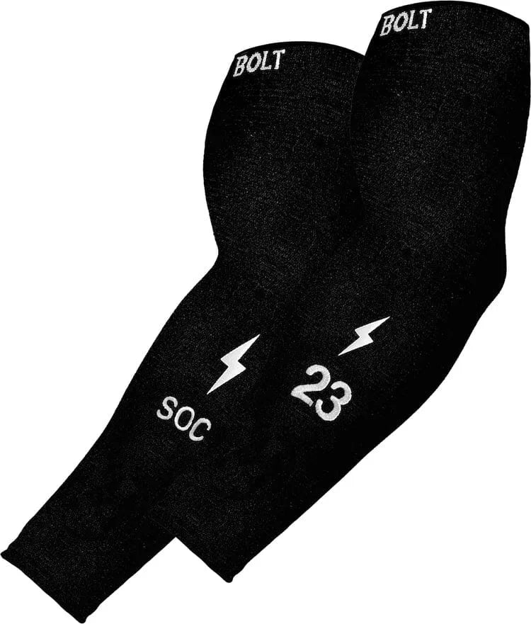 Personalized Graduated Compression Premium Arm Sleeve - Black Main image