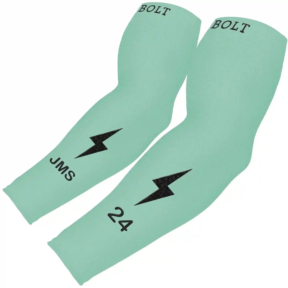 Personalized Graduated Compression Premium Arm Sleeve - Mint Green Main image