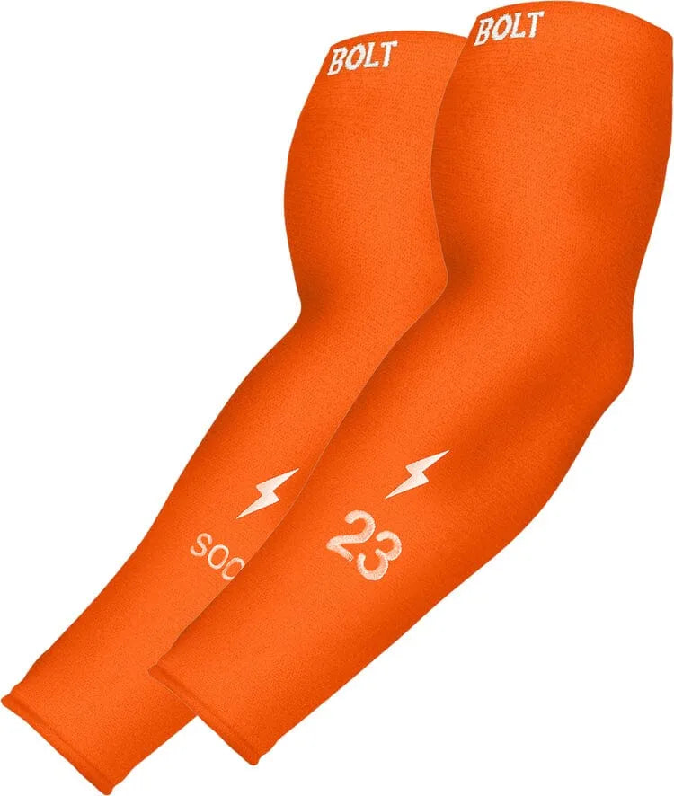 Personalized Graduated Compression Premium Arm Sleeve - Orange Main image