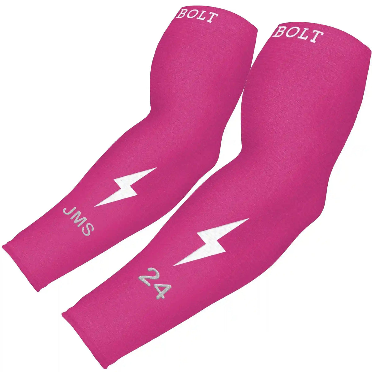 Personalized Graduated Compression Premium Arm Sleeve - Pink Main image