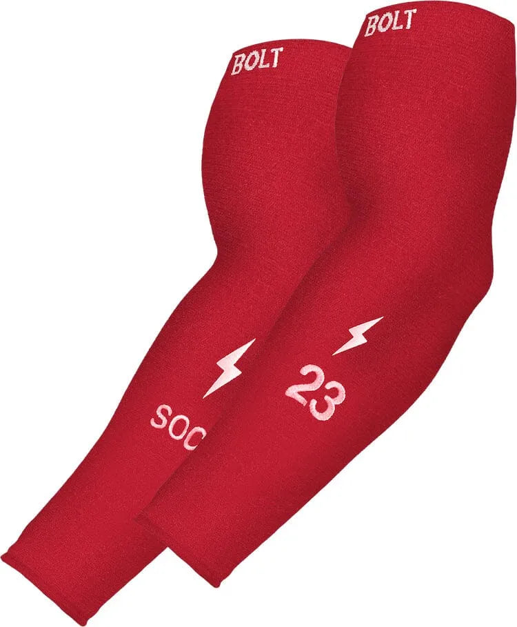 Personalized Graduated Compression Premium Arm Sleeve - Red Main image