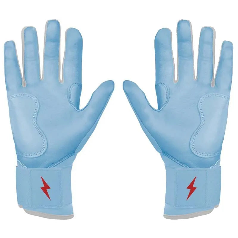 Personalized Ian Happ Signature Series Long Cuff Batting Gloves - Baby Blue Secondary image