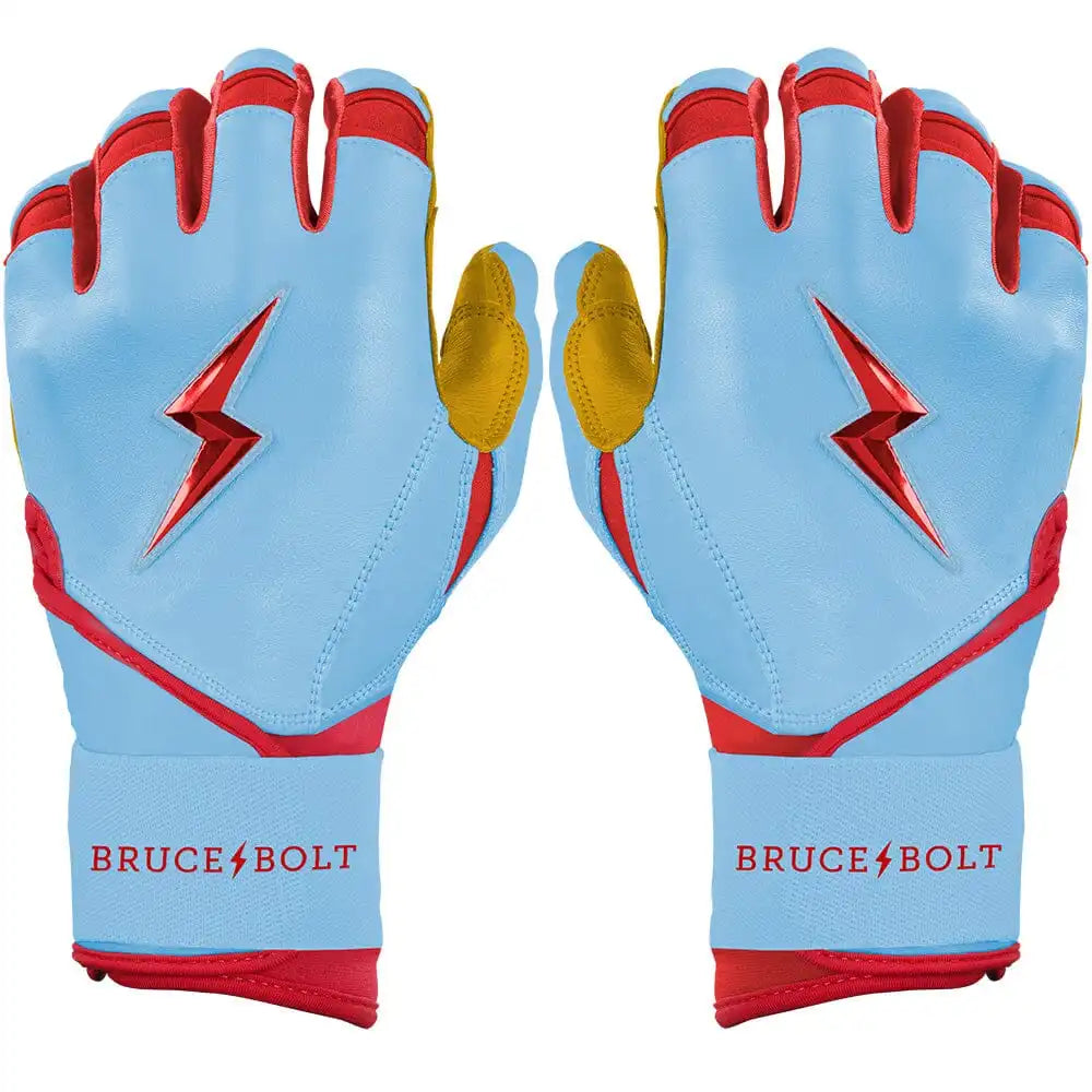 Harrison Bader Signature Series Long Cuff Batting Gloves - Baby Blue Main image