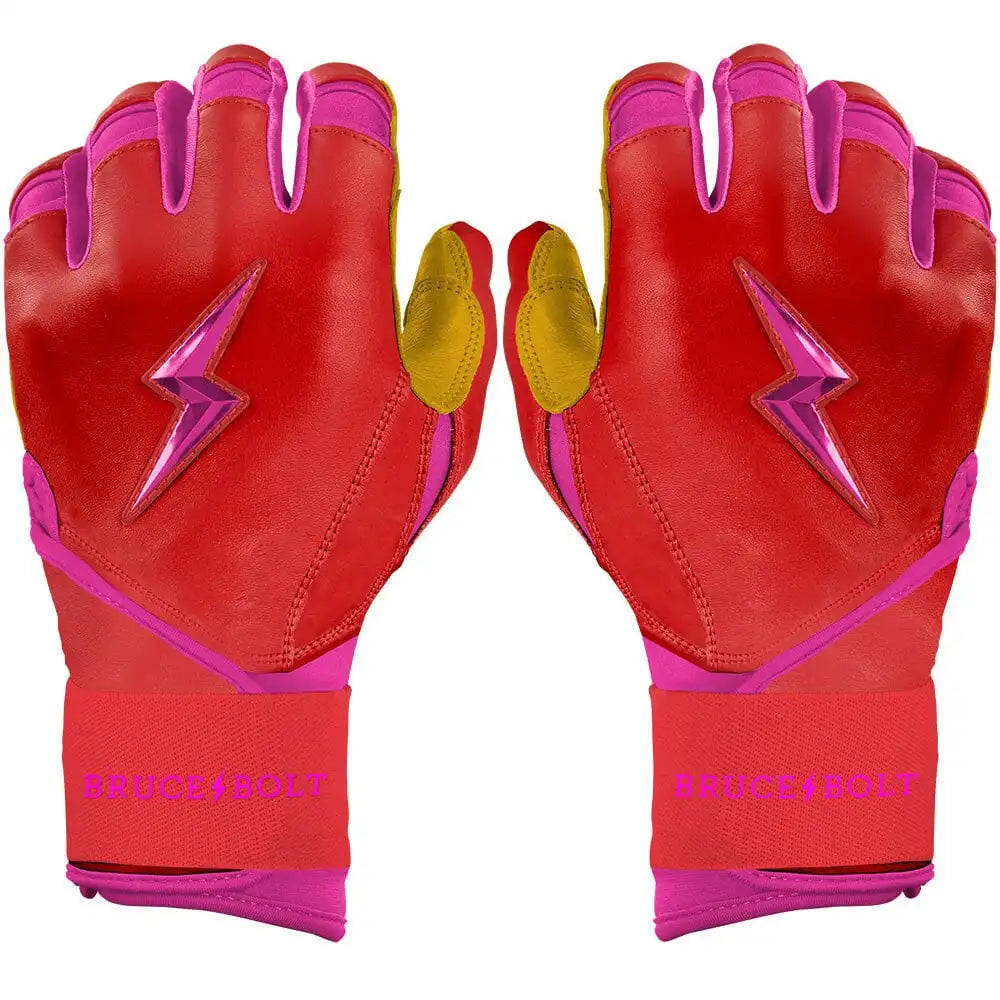 Harrison Bader Signature Series Long Cuff Batting Gloves - Pink Main image