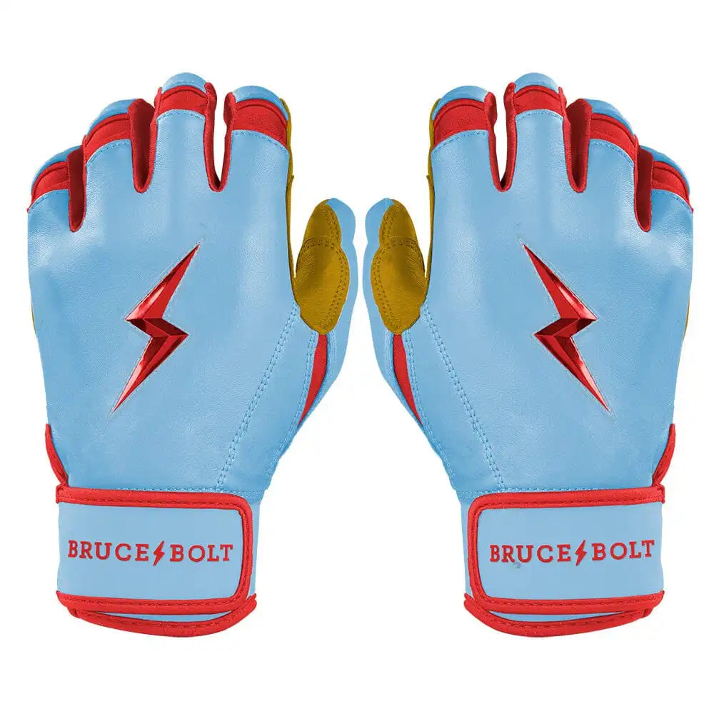 Harrison Bader Signature Series Short Cuff Batting Gloves - Baby Blue Main image