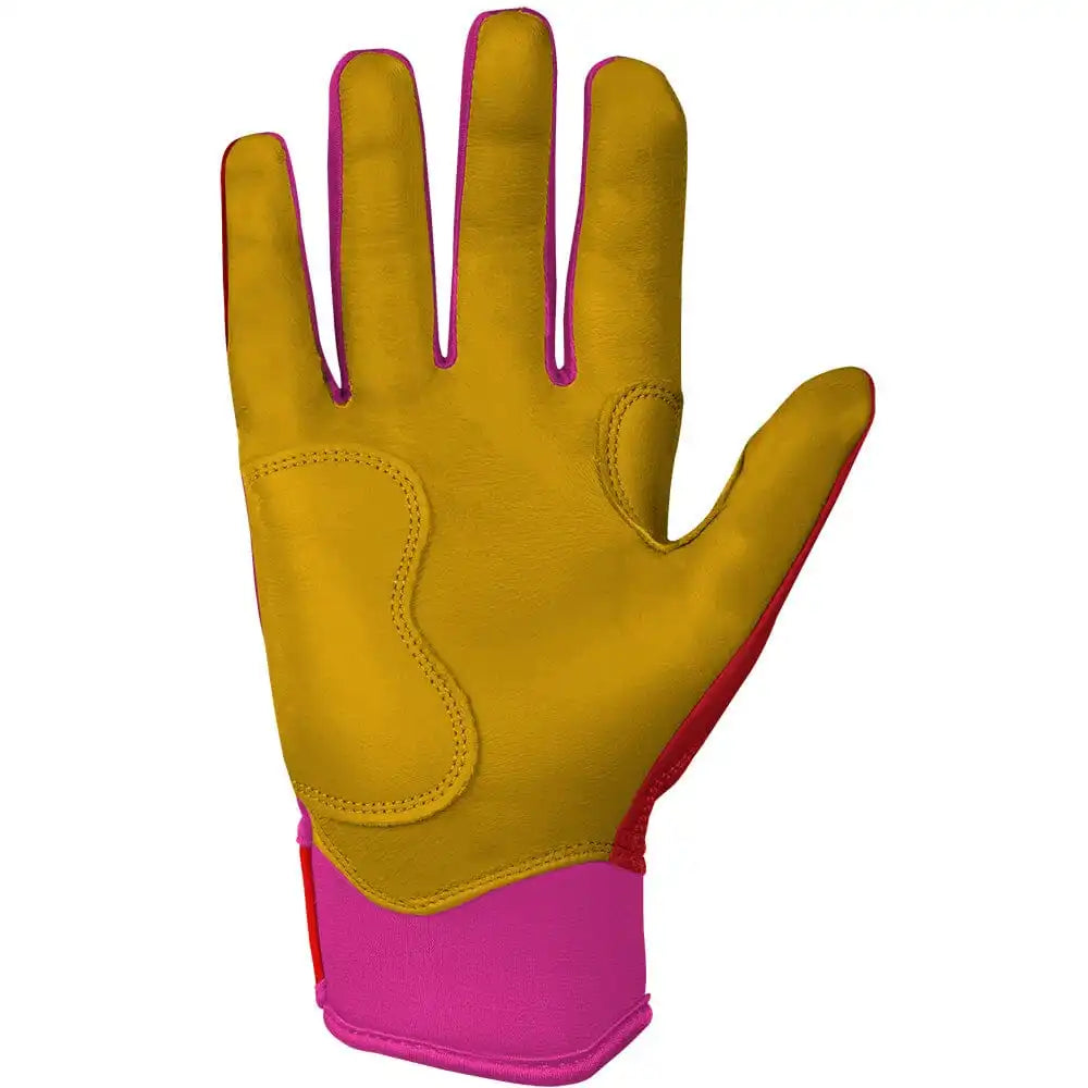 Harrison Bader Signature Series Short Cuff Batting Gloves - Pink Secondary image