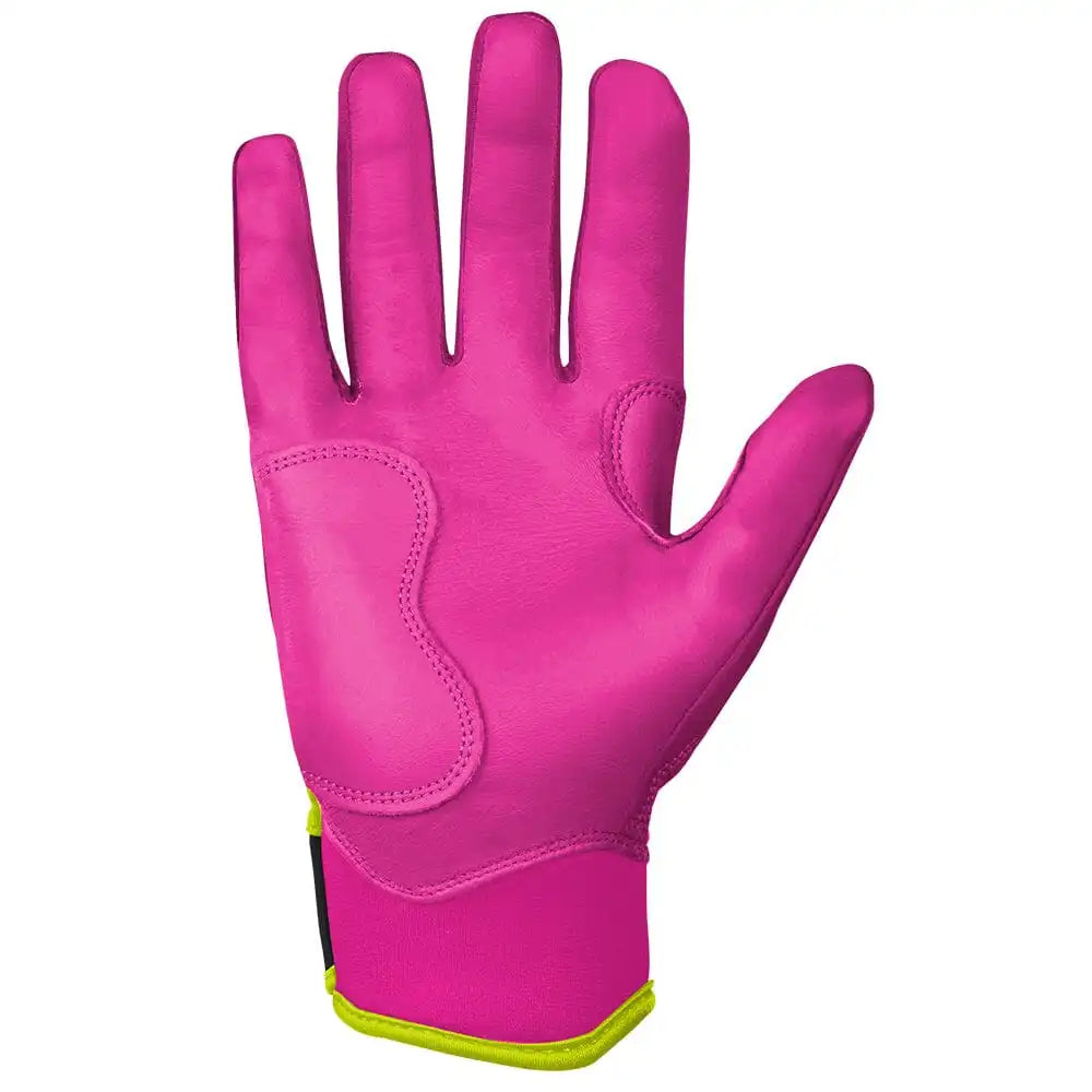 Bear Series Short Cuff Batting Gloves | Pink Lightning Secondary image