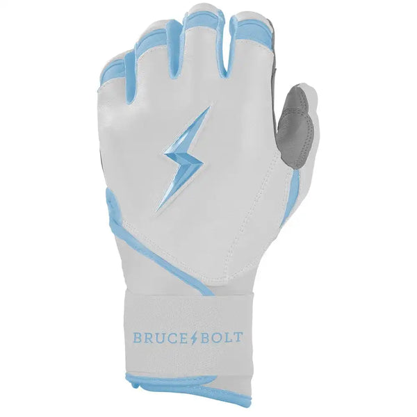 Chrome Series Long Cuff Batting Gloves - Baby Blue