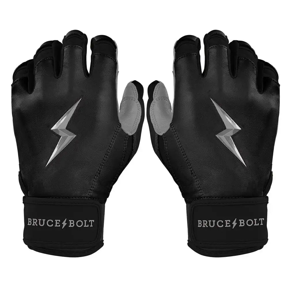Chrome Series Short Cuff Batting Gloves - Black Main image