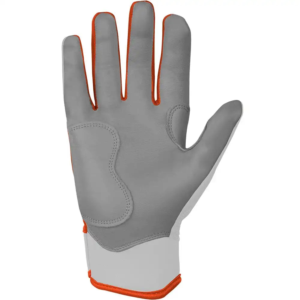 Chrome Series Short Cuff Batting Gloves - Orange Secondary image