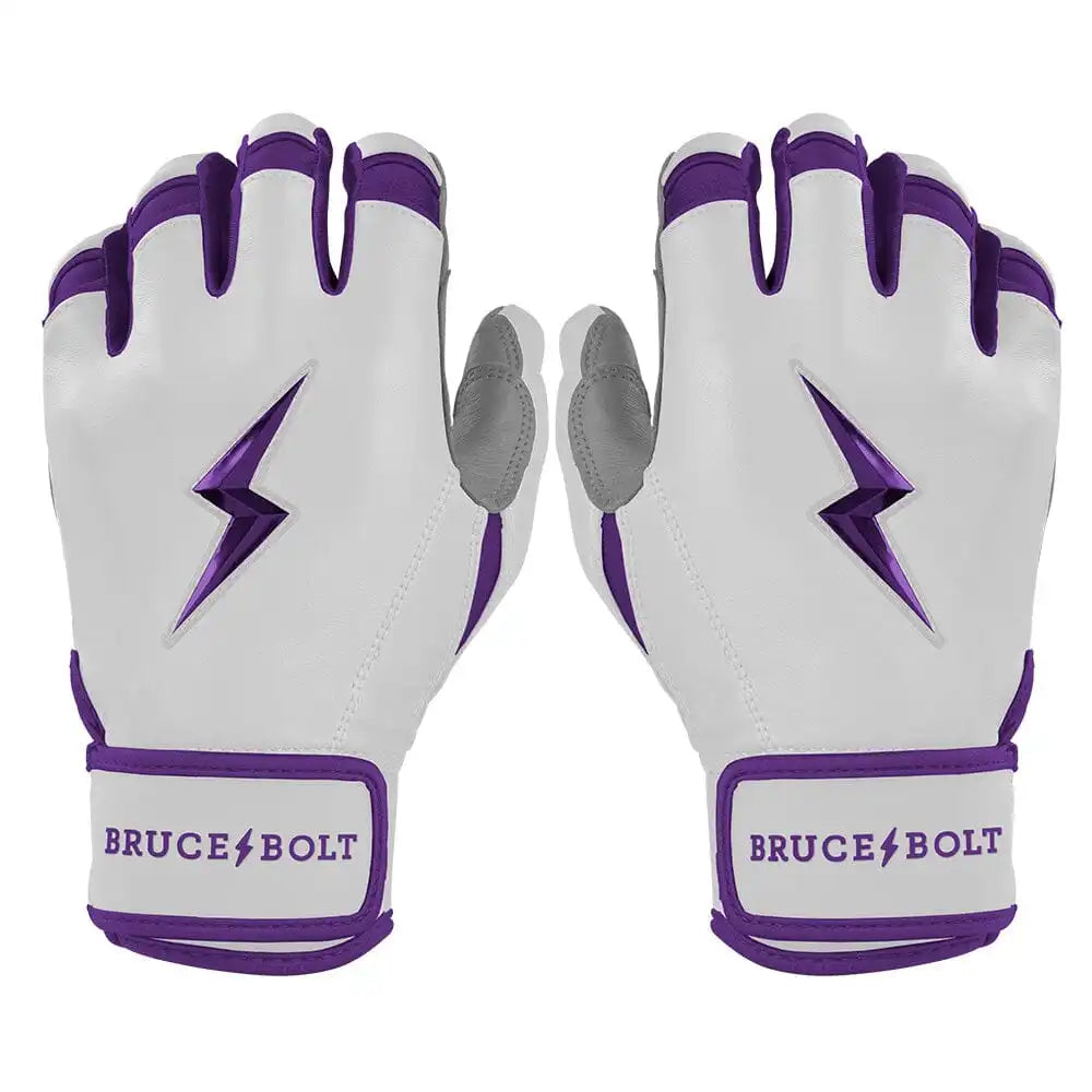 Chrome Series Short Cuff Batting Gloves - Purple Main image