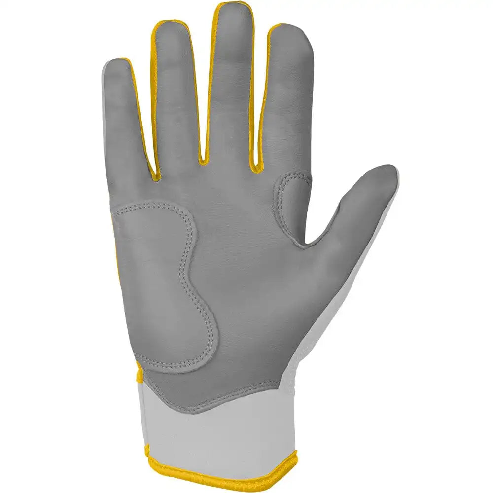 Chrome Series Short Cuff Batting Gloves - Yellow Secondary image