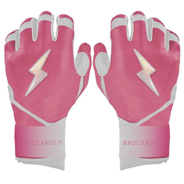 Bear Series Long Cuff Batting Gloves - Dusty Pink