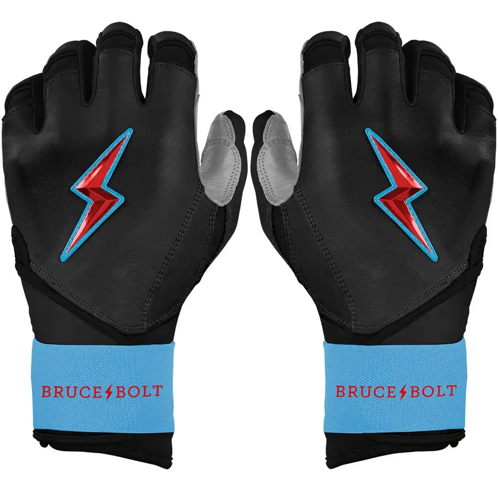 Bear Series Long Cuff Batting Gloves - Miami Black Main image
