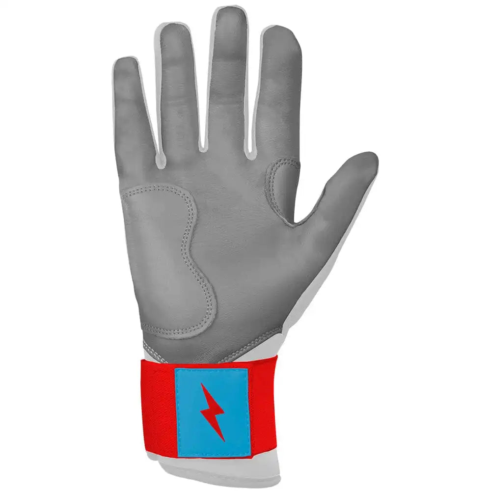 Bear Series Long Cuff Batting Gloves - Miami White Secondary image