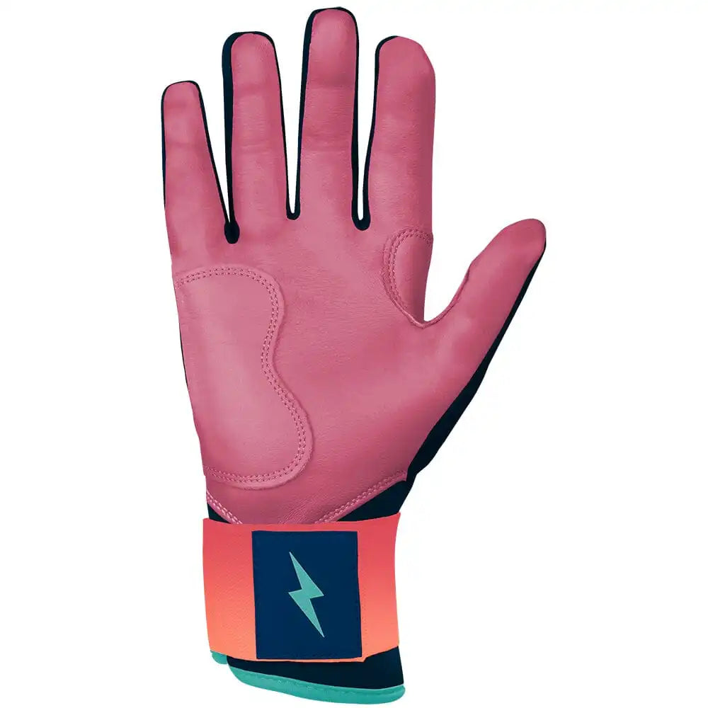 Bear Series Long Cuff Batting Gloves - Sunset Secondary image