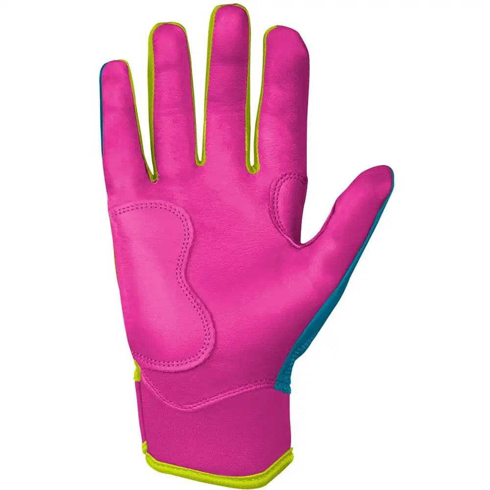 Bear Series Short Cuff Batting Gloves - Caribbean Blue Secondary image