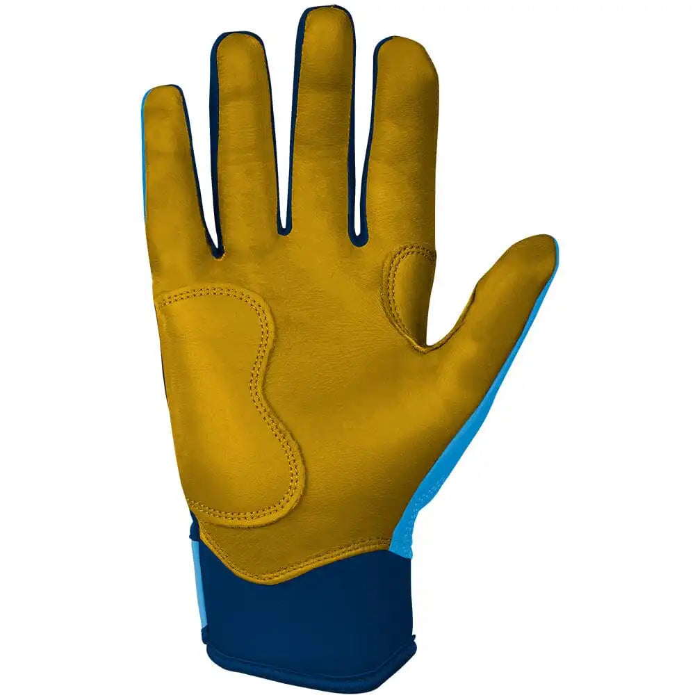 Bear Series Short Cuff Batting Gloves - Carolina Blue Secondary image