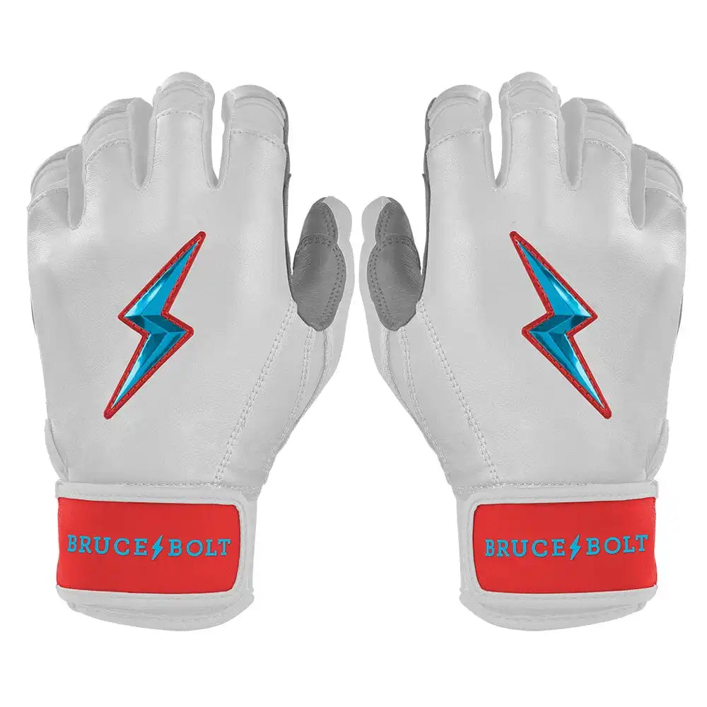 Bear Series Short Cuff Batting Gloves - Miami White Main image