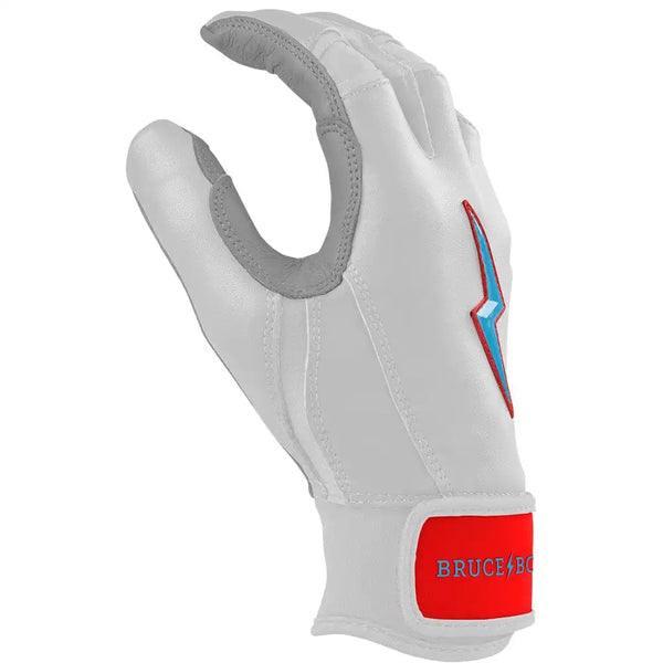 Bear Series Short Cuff Batting Gloves - Miami White