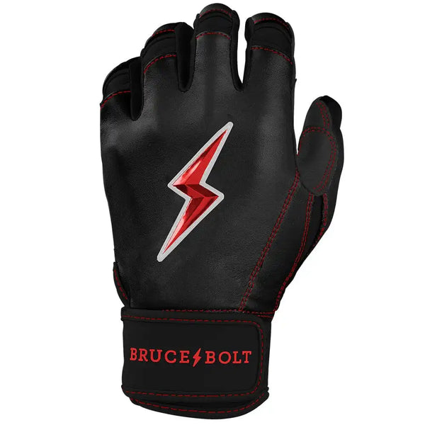 Bear Series Short Cuff Batting Gloves - Black