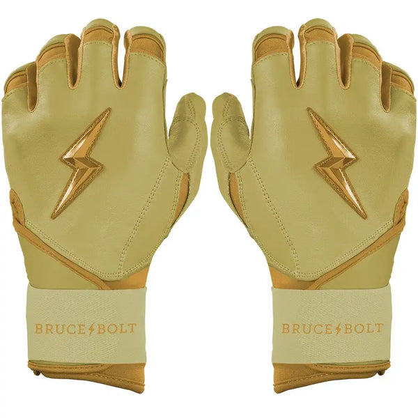 Gold Series Long Cuff Batting Gloves - Gold