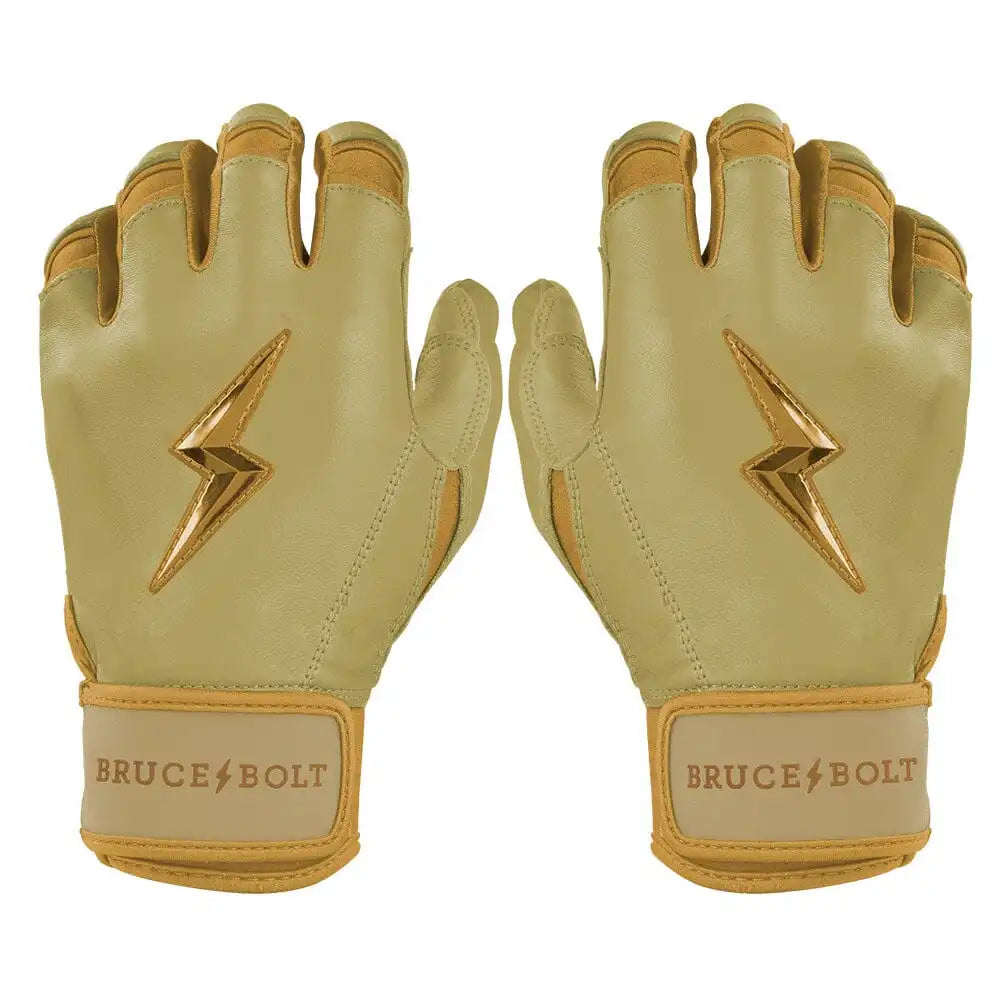 Gold Series Short Cuff Batting Gloves - Gold Main image