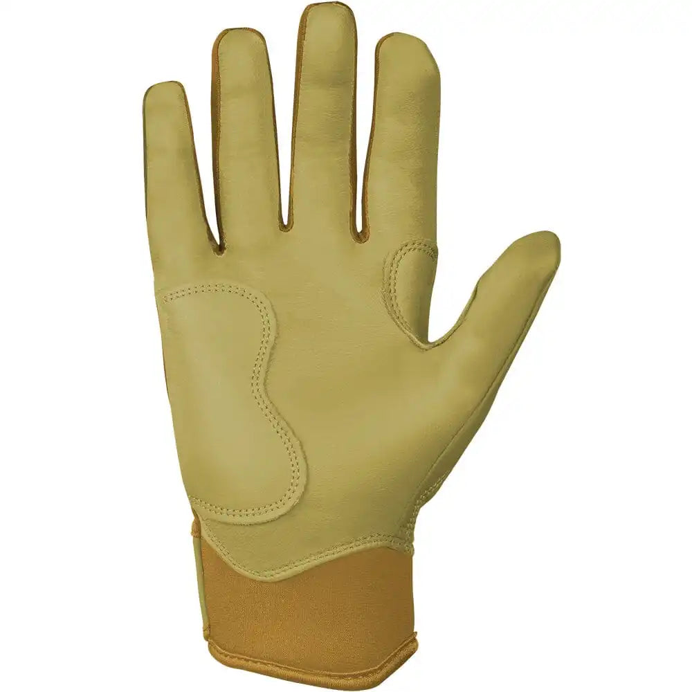 Gold Series Short Cuff Batting Gloves - Gold Secondary image