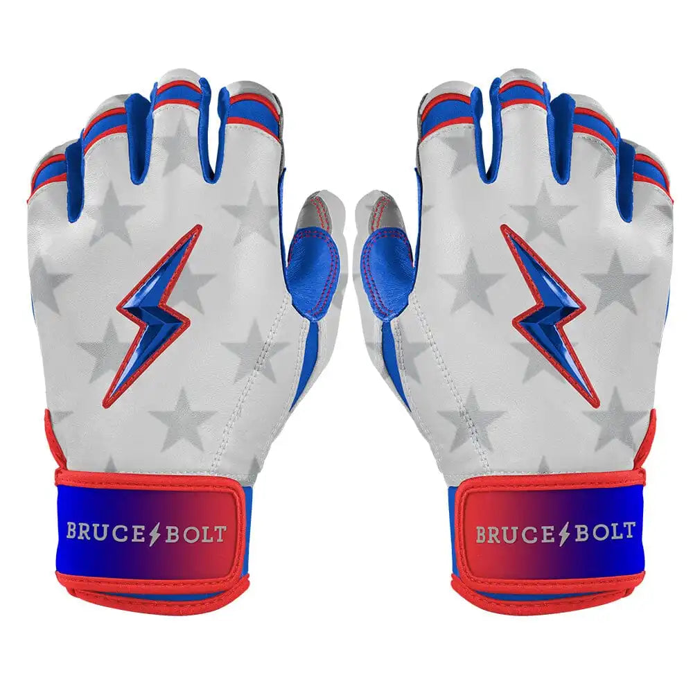 Brandon Nimmo Signature Series Short Cuff Batting Gloves - Stars & Stripes Main image