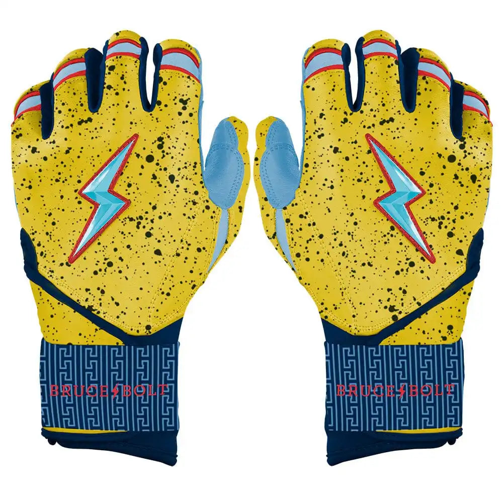 Lars Nootbaar Signature Series Long Cuff Batting Gloves - Yellow