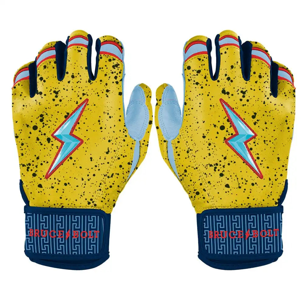 Lars Nootbaar Signature Series Short Cuff Batting Gloves - Yellow Main image