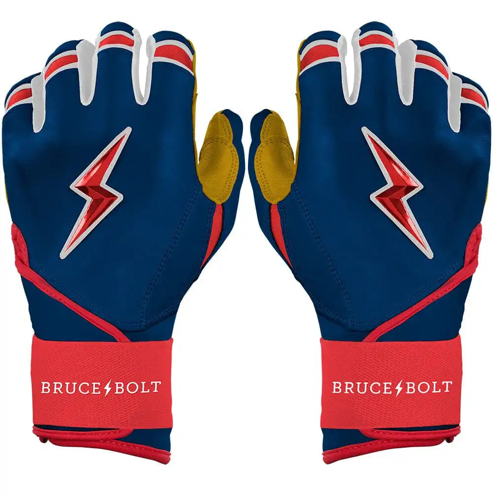 Patriot Series Long Cuff Batting Gloves - Fourth of July Main image