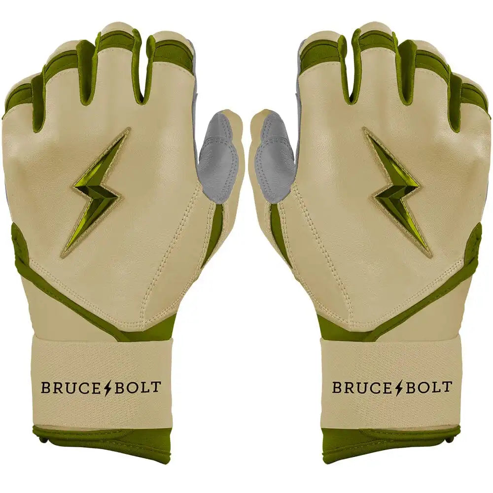 Patriot Series Long Cuff Batting Gloves - Military Beige Main image