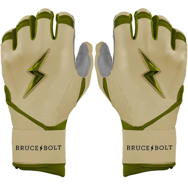 Patriot Series Long Cuff Batting Gloves - Military Beige
