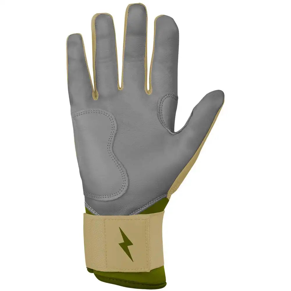 Patriot Series Long Cuff Batting Gloves - Military Beige Secondary image