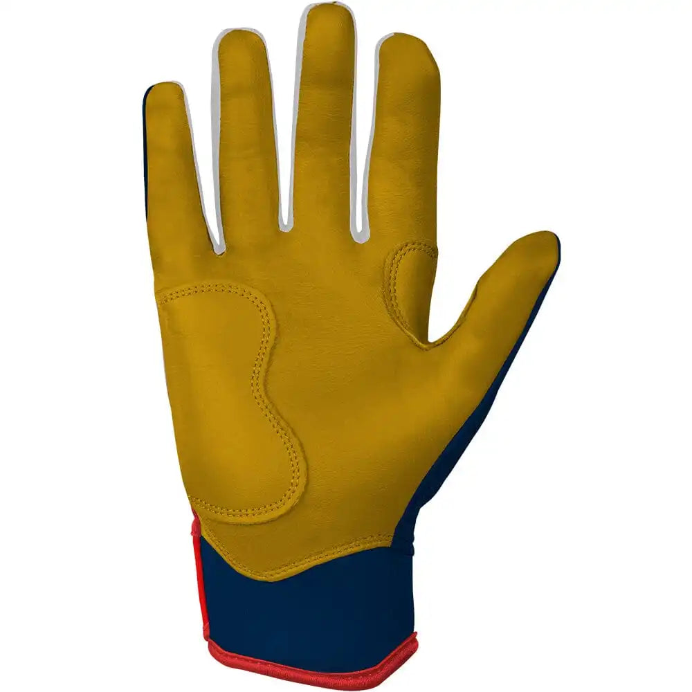 Patriot Series Short Cuff Batting Gloves - Fourth of July Secondary image