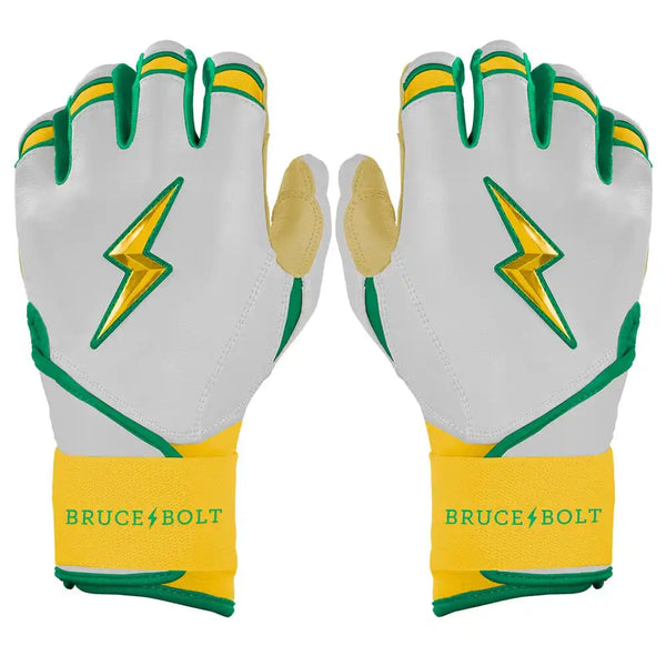 Nick Kurtz Signature Series Long Cuff Batting Gloves - Vegas White