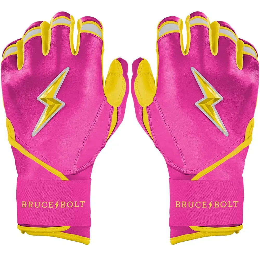 Dexter McCleon Jr. Signature Series Long Cuff Batting Gloves - Pink Lemonade Main image