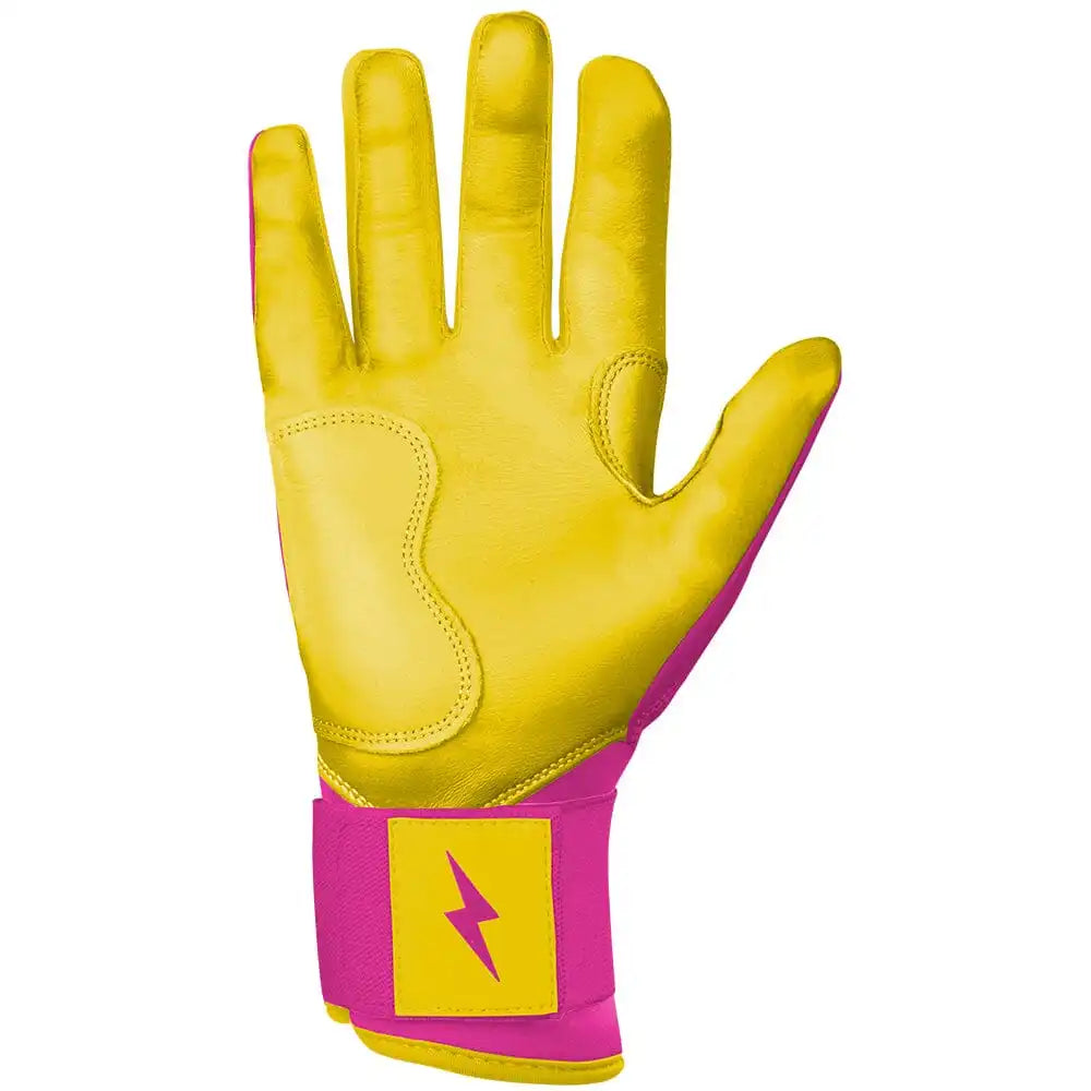 Dexter McCleon Jr. Signature Series Long Cuff Batting Gloves - Pink Lemonade Secondary image