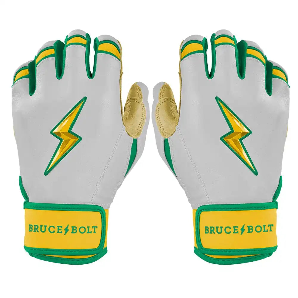 Nick Kurtz Signature Series Short Cuff Batting Gloves - Vegas White Main image