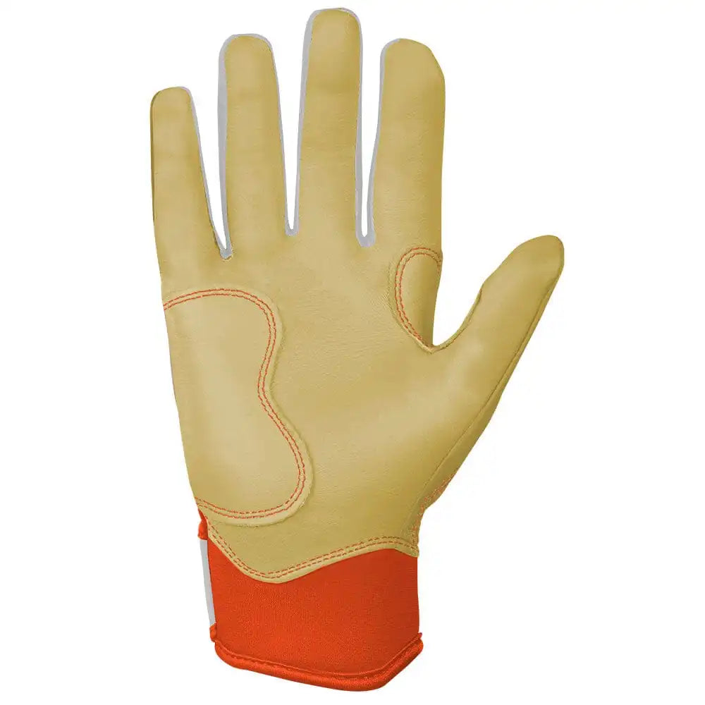 Max Clark Signature Series Short Cuff Batting Gloves - Clark Ivory Secondary image