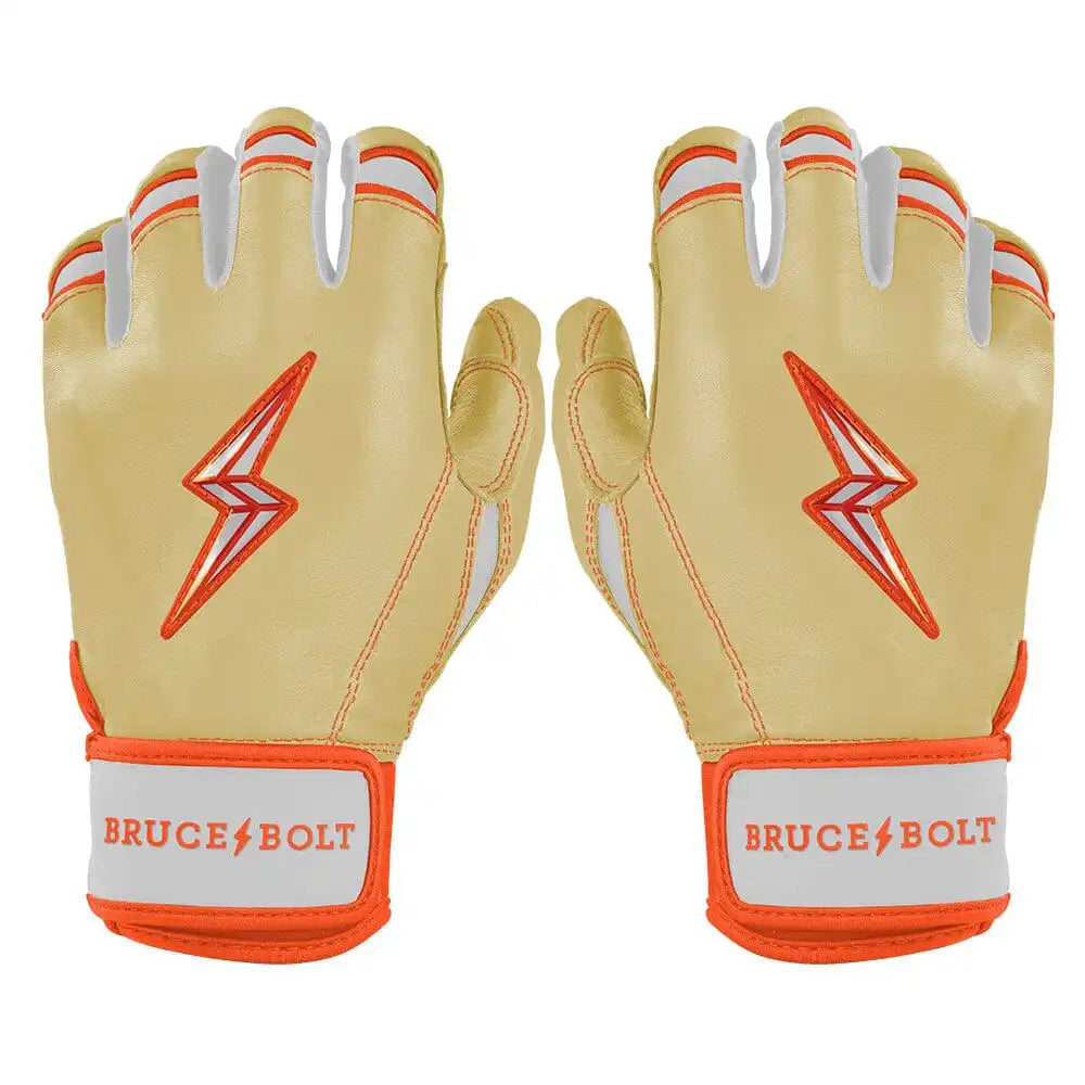Max Clark Signature Series Short Cuff Batting Gloves - Clark Ivory Main image