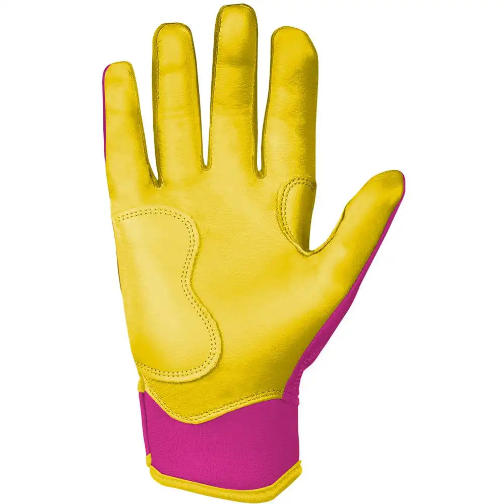 Dexter McCleon Jr. Signature Series Short Cuff Batting Gloves - Pink Lemonade Secondary image