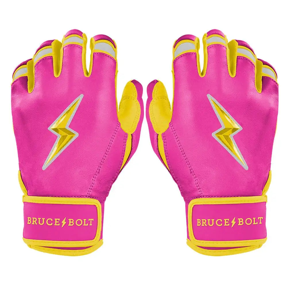Dexter McCleon Jr. Signature Series Short Cuff Batting Gloves - Pink Lemonade Main image