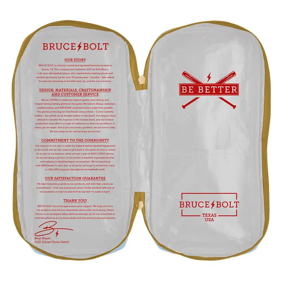 Rintaro Sasaki Signature Series Long Cuff Batting Gloves - White