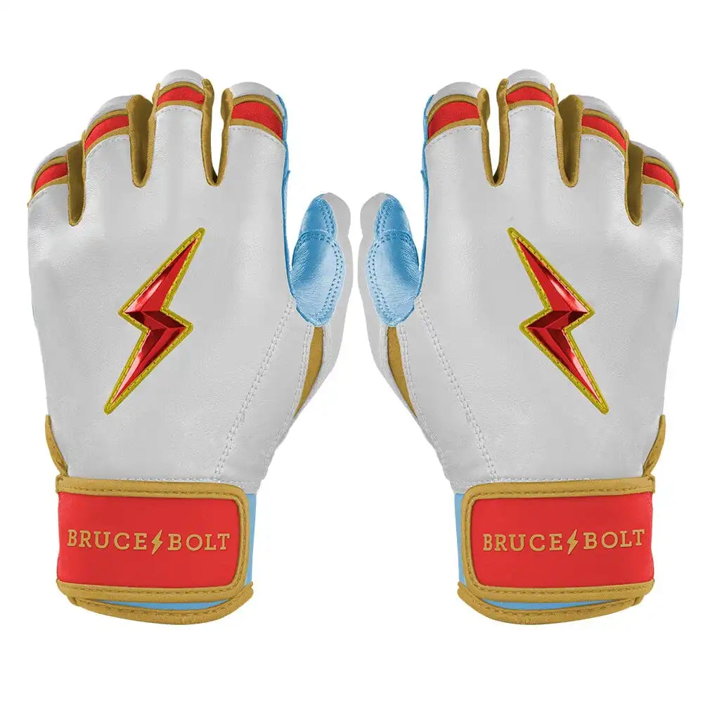 Rintaro Sasaki Signature Series Short Cuff Batting Gloves - White Main image