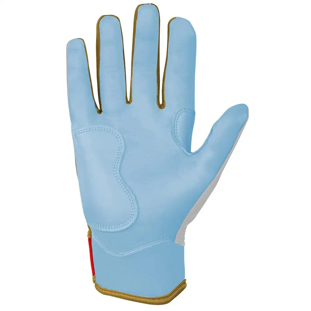 Rintaro Sasaki Signature Series Short Cuff Batting Gloves - White Secondary image