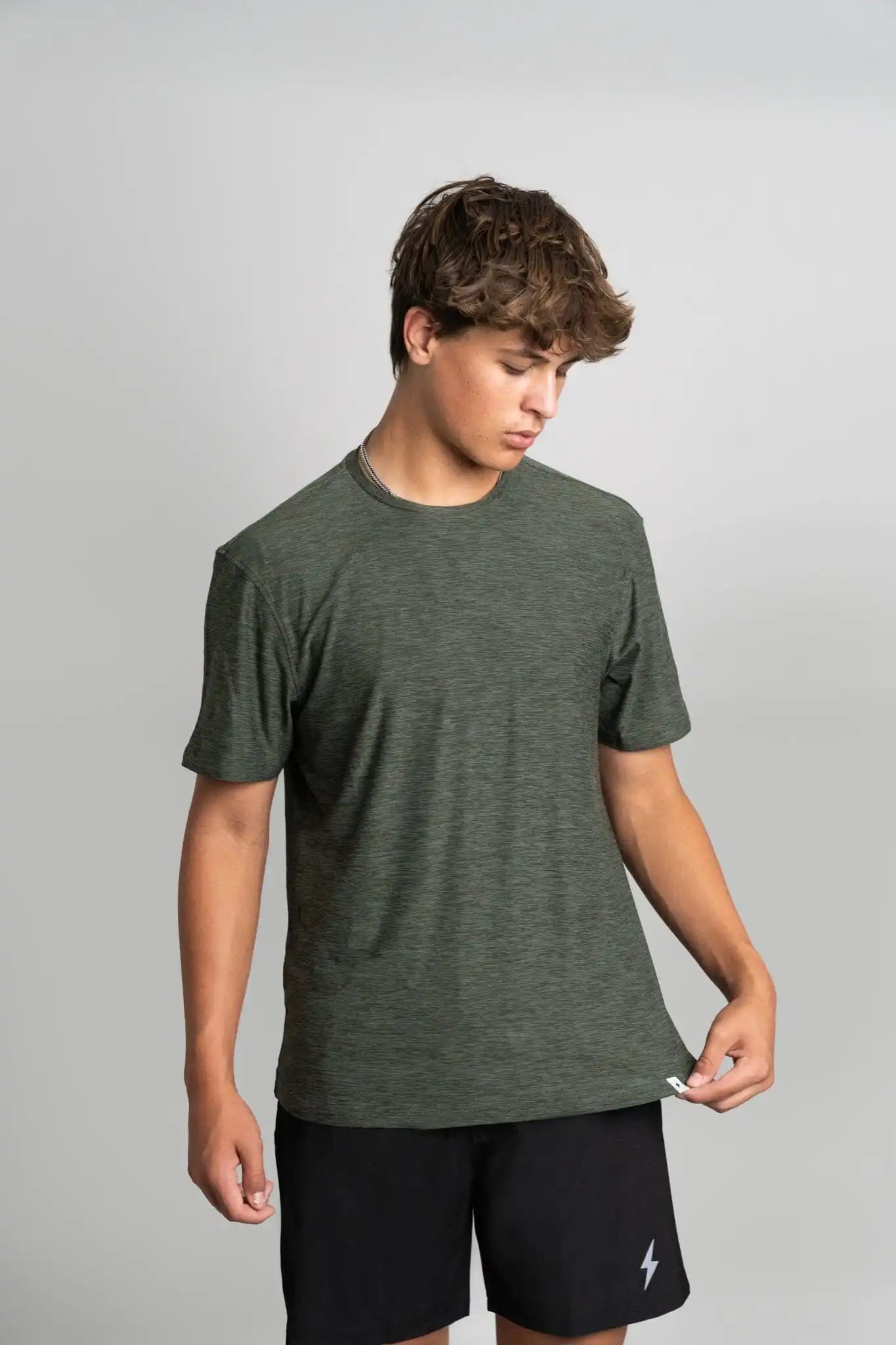 SuperSoft Short Sleeve Shirt - Olive Green Secondary image