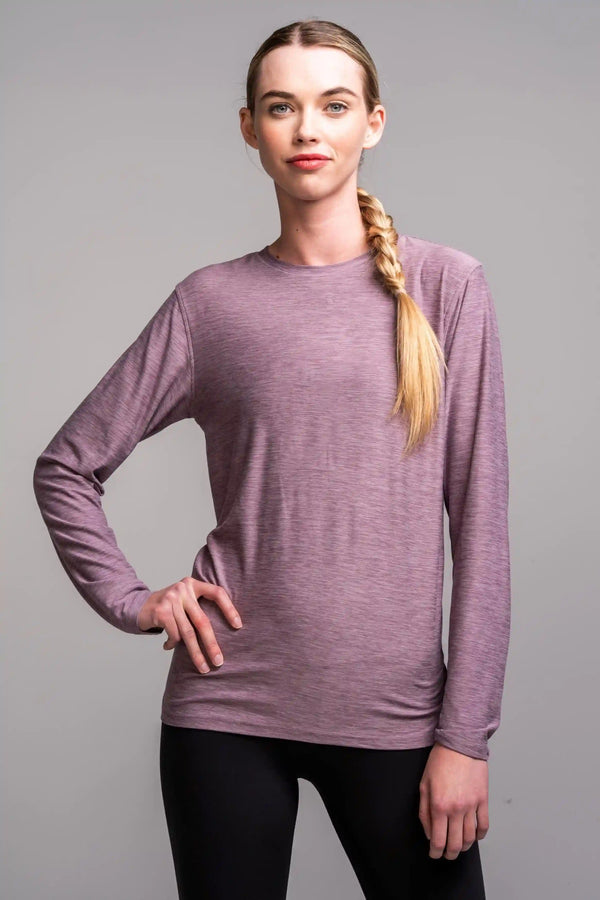 Women's SuperSoft Long Sleeve Shirt - Cranberry